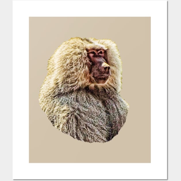 Baboon Wall Art by Guardi